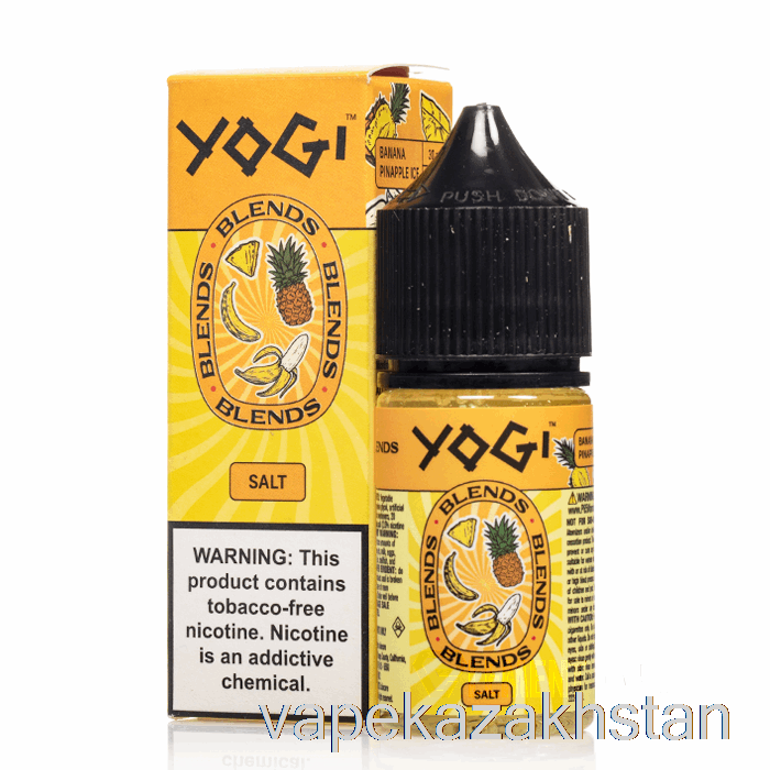 Vape Smoke Banana Pineapple Ice - Yogi Blends Salts - 30mL 35mg